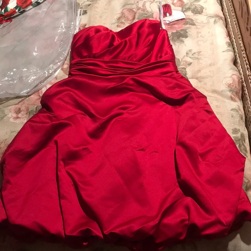 David’s bridal red brides maid dress!!❤️❤️💃🏻